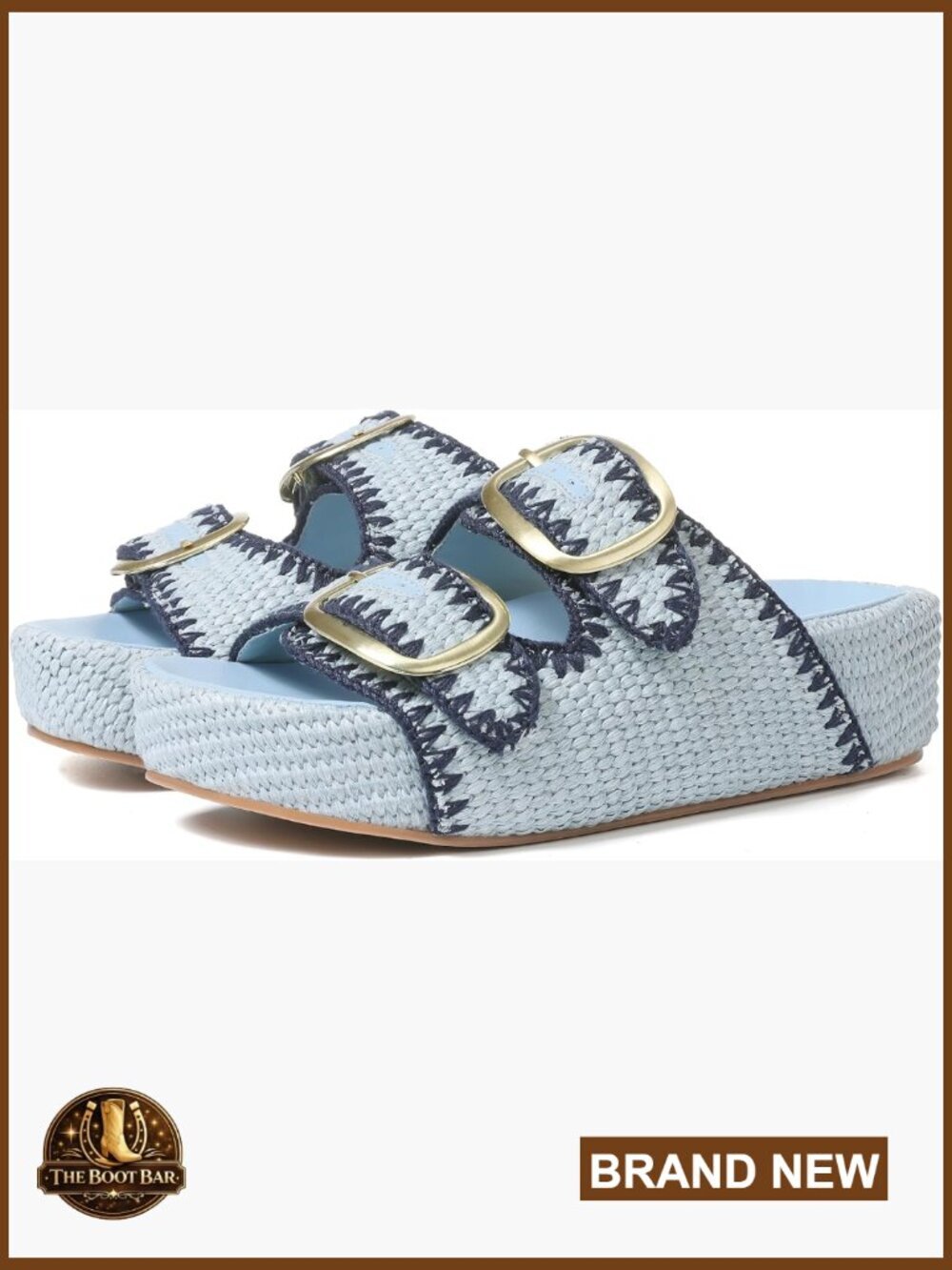 Espadrille Platform Sandals Open Toe Raffia Woven Slide Summer Beach